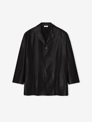 Leather Relaxed Blazer